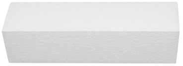 Schleifblock/Buffer Weiss 100/100