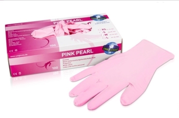 Nitrilhandschuhe Pink Pearl Größe M- Inhalt 100 Stück