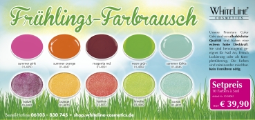Frühlings-Farbrausch 10 Farben à 5ml