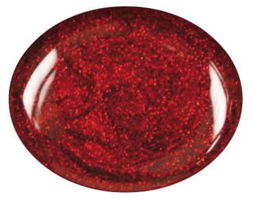 Premium Color Gel- Glitter Red 5ml