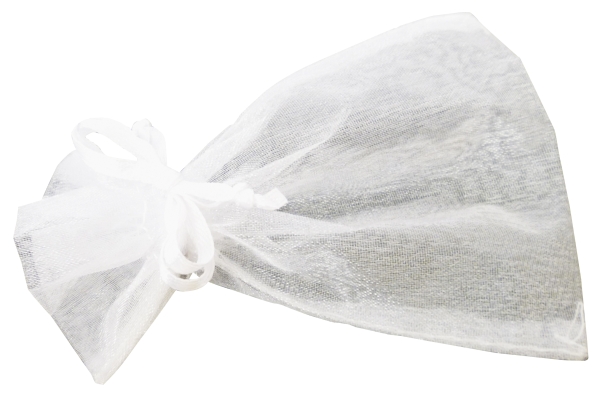 Glitzer Säckchen 23x10cm silber Inhalt 30 Stück